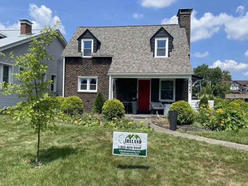 Completed shingle roof by Ireland Contracting
