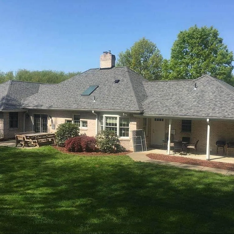 Ranch home with a new roof and landscaped front yard