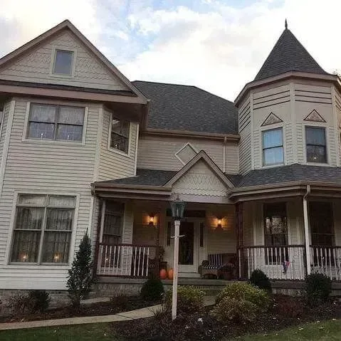 A completed Ireland Contracting exterior project
