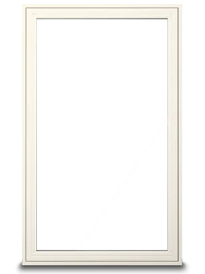 Andersen 100 Series casement window, white exterior