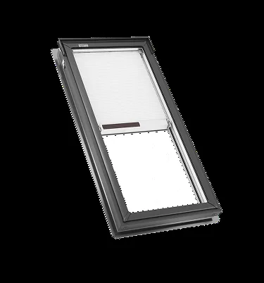 VELUX skylight with solar-powered shade